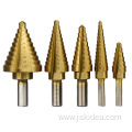 Inch Size HSS Step Drill Bit Straight Flute